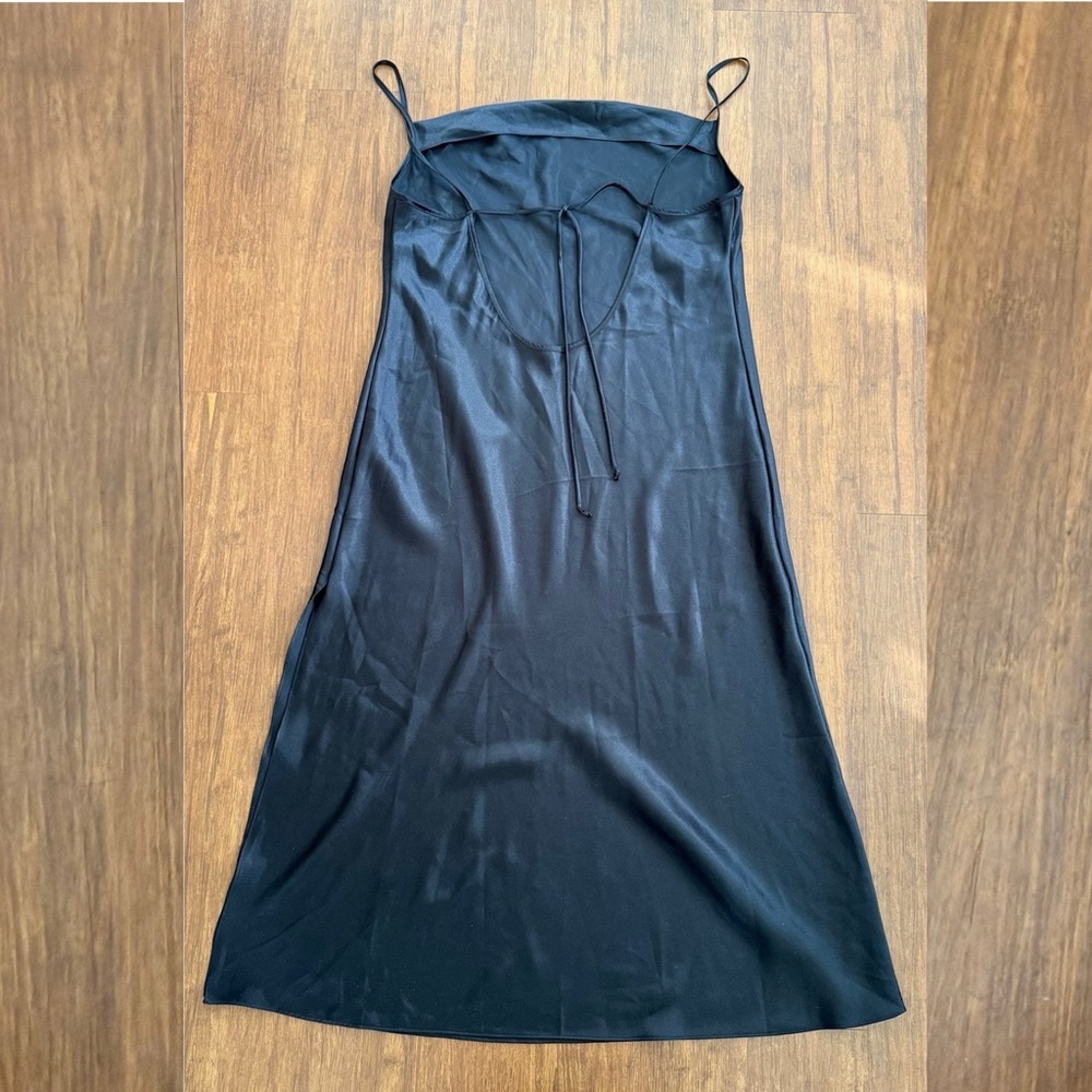 Vintage California Miss Large Black Slip Dress Nightgown Grunge Whimsigoth Y2K